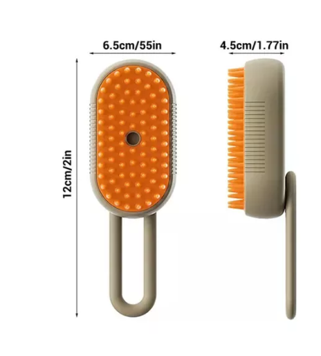 Cepillo a vapor para mascotas con manija